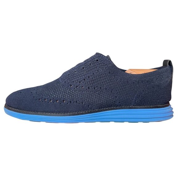 Cole Haan Grand.os Zerogrand Blue Fabric Wingtip Oxford Men 9.5 M Casual Comfort main image 14